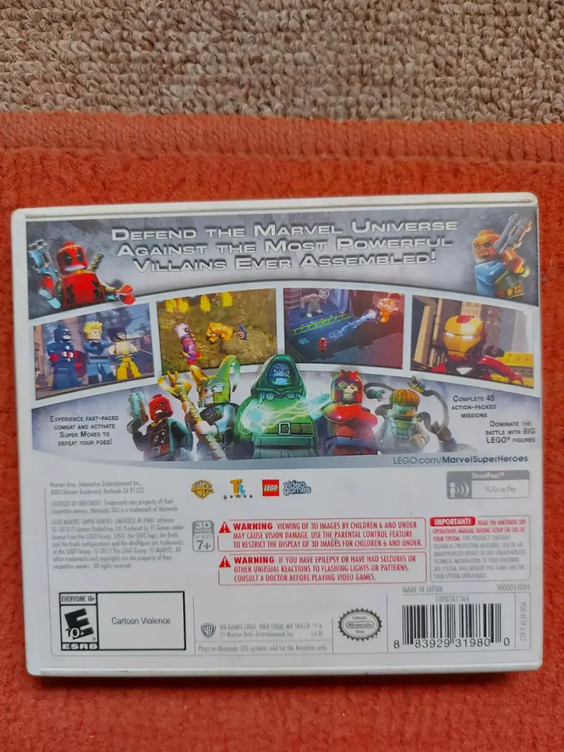 Juegos LEGO Marvel Super Heroes para Nintendo 3DS - 3