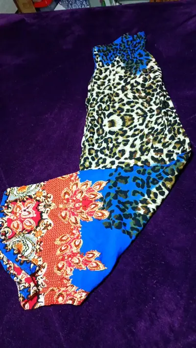 Pantalones estampados animal print y floral - miniatura 2