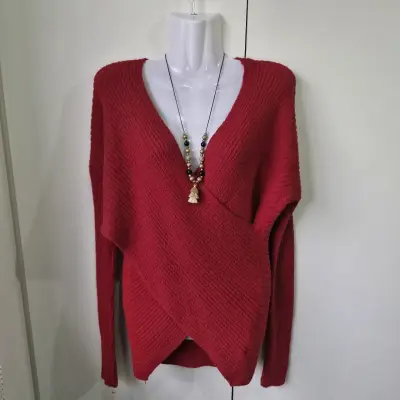 Suéter rojo Express talla S/M - miniatura 1