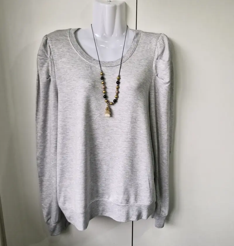 Polerón gris express talla L - 2
