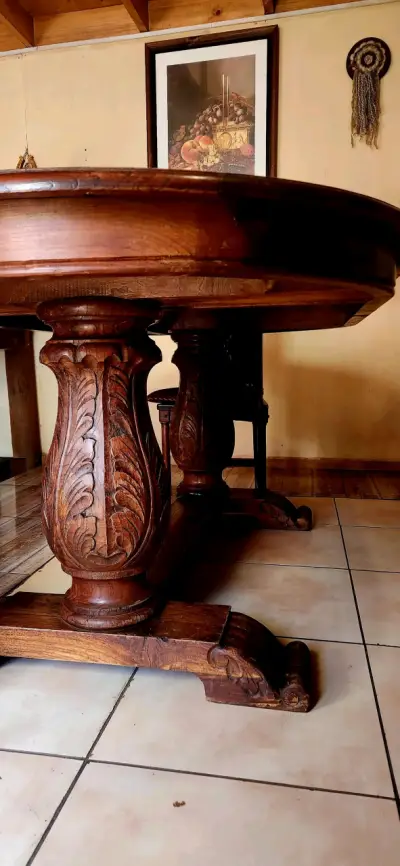 Mesa de comedor, madera nativa chilena - miniatura 1