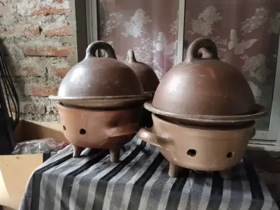 Parrillas asado greda - miniatura 2