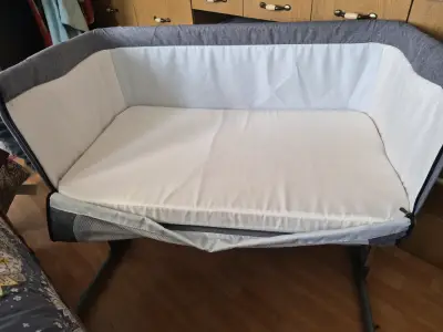 Cuna colecho gris para bebé - miniatura 1