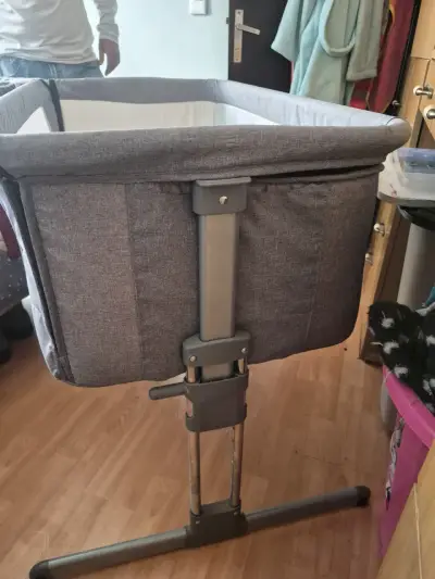 Cuna colecho gris para bebé - miniatura 3