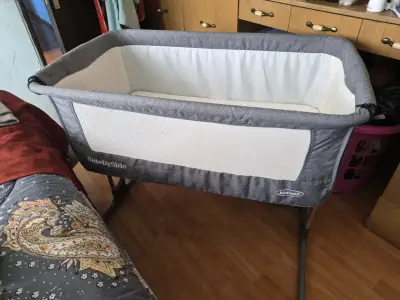 Cuna colecho gris para bebé - miniatura 5