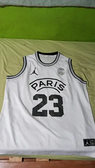 Camiseta deportiva Jordan PSG blanca - miniatura 1