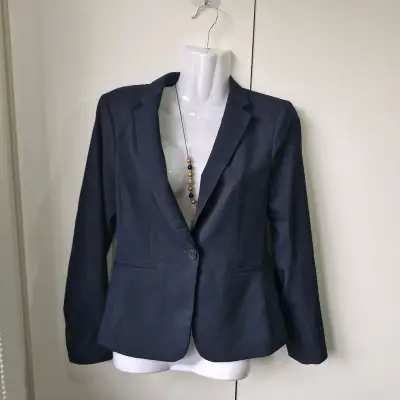 Blazer azul marino H&M talla Xs - miniatura 1