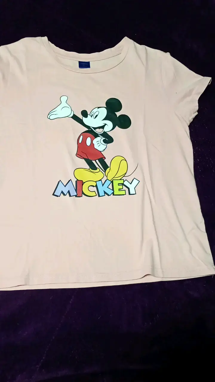 Polera Mickey Mouse palo rosa para mujer - 2