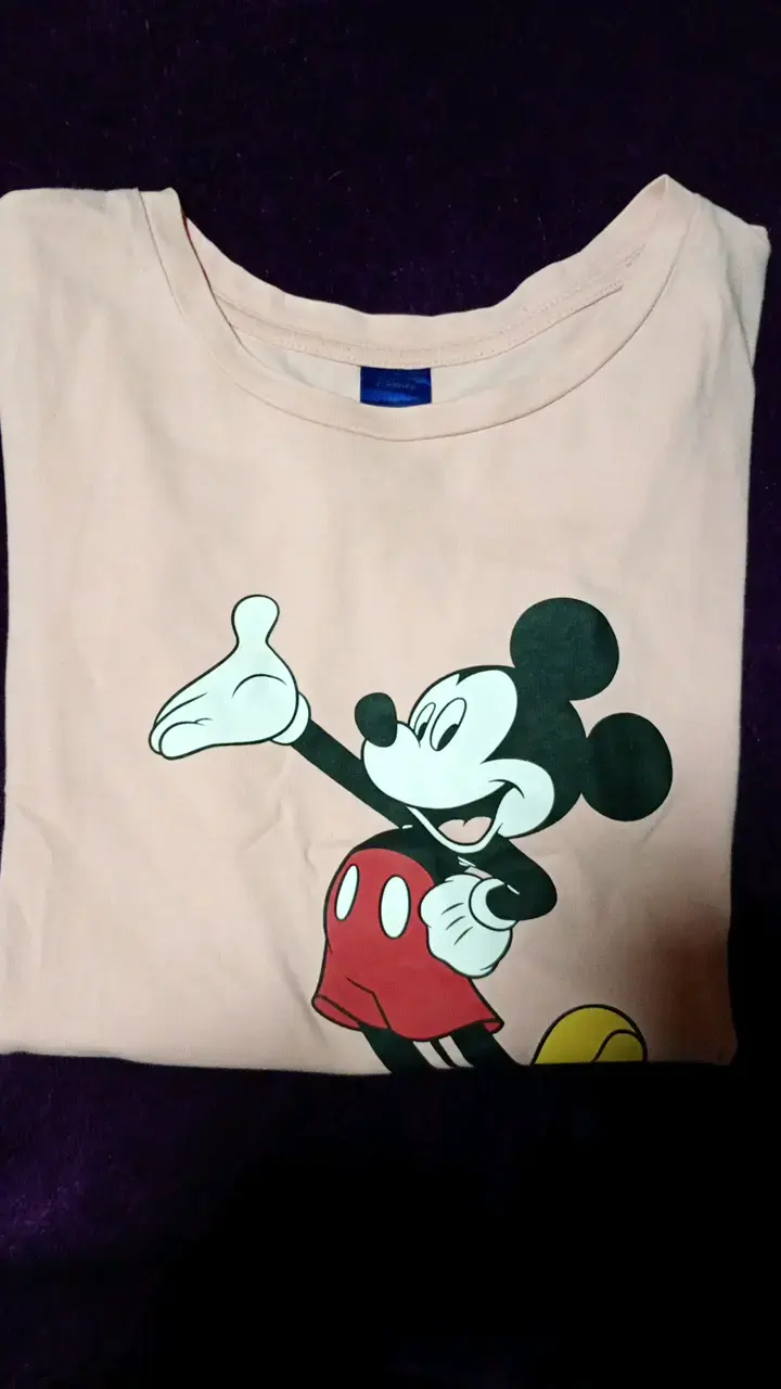 Polera Mickey Mouse palo rosa para mujer - 3