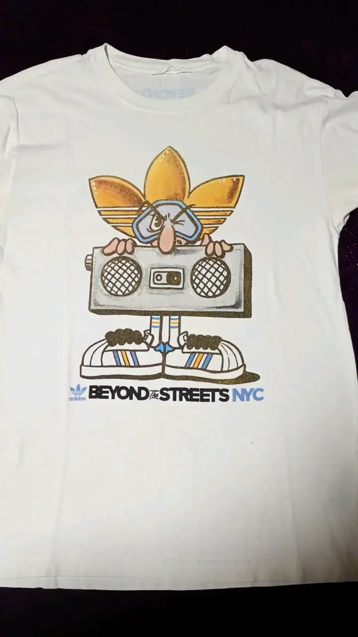 Polera Adidas Beyond the Streets NYC blanca - 2