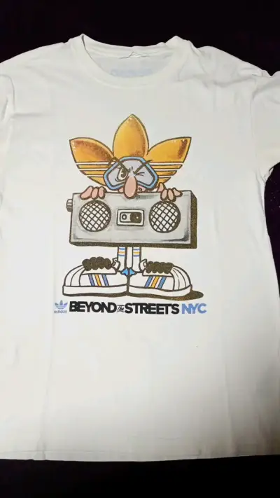 Polera Adidas Beyond the Streets NYC blanca - miniatura 2