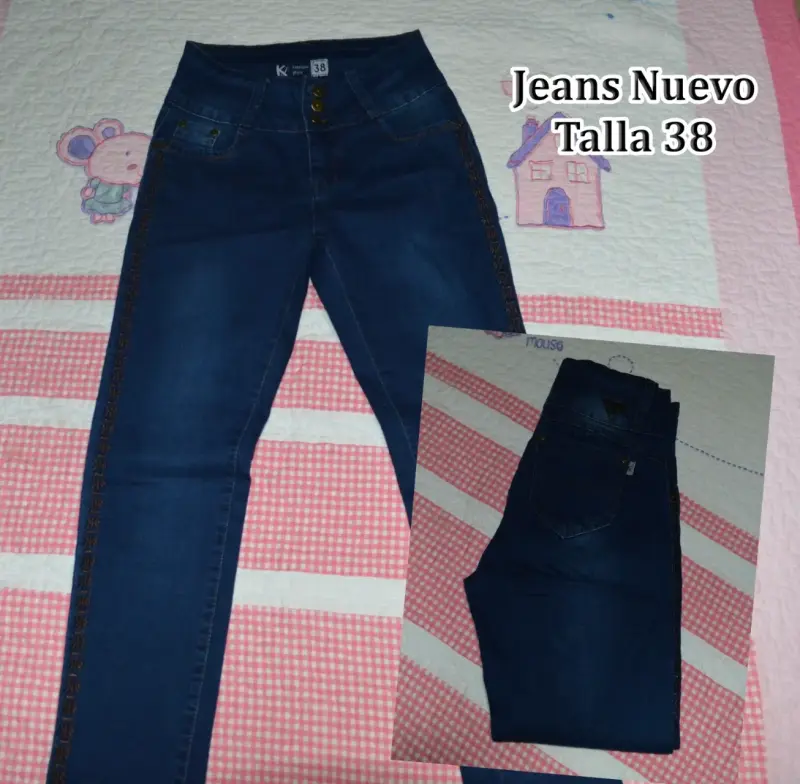 Jeans azul nuevo talla 38