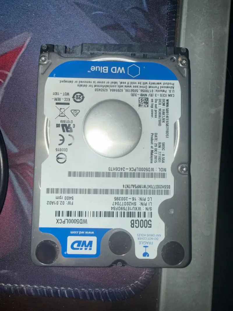 Disco duro WD Blue 500GB SATA - 1