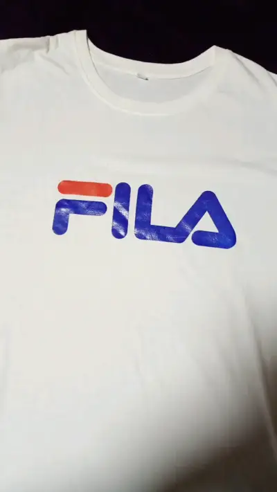 Polera blanca Fila logo clásico - miniatura 2