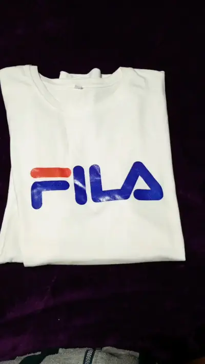 Polera blanca Fila logo clásico - miniatura 3