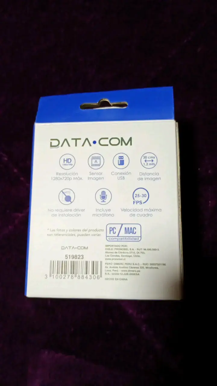 Cámara Web DataCom 720p con Micrófono - 3
