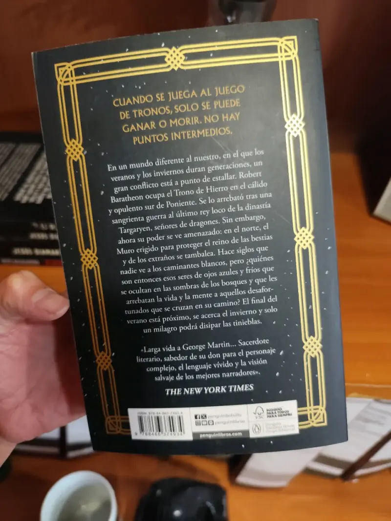 Libro Juego de Tronos de George R.R. Martin - 3
