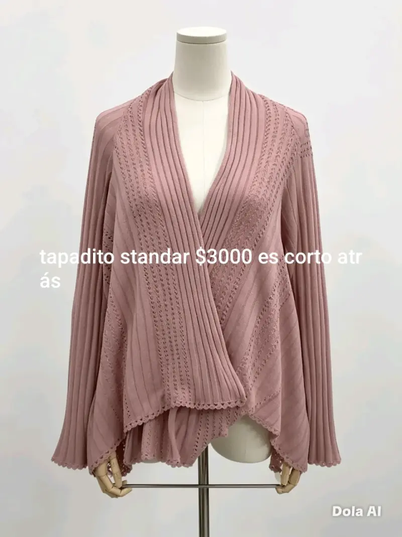 Suéter de cuello alto lila talla S - 5