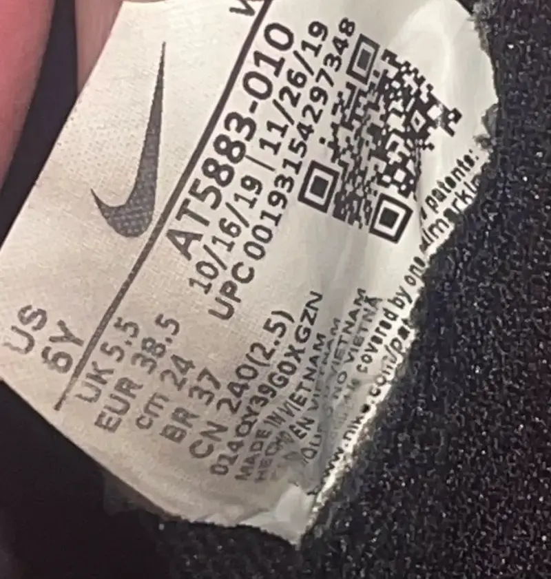 Zapatillas deportivas Nike negras baby fútbol - 4