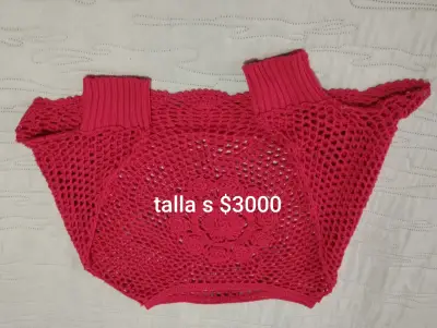 Suéter naranja tejido talla XS - miniatura 2