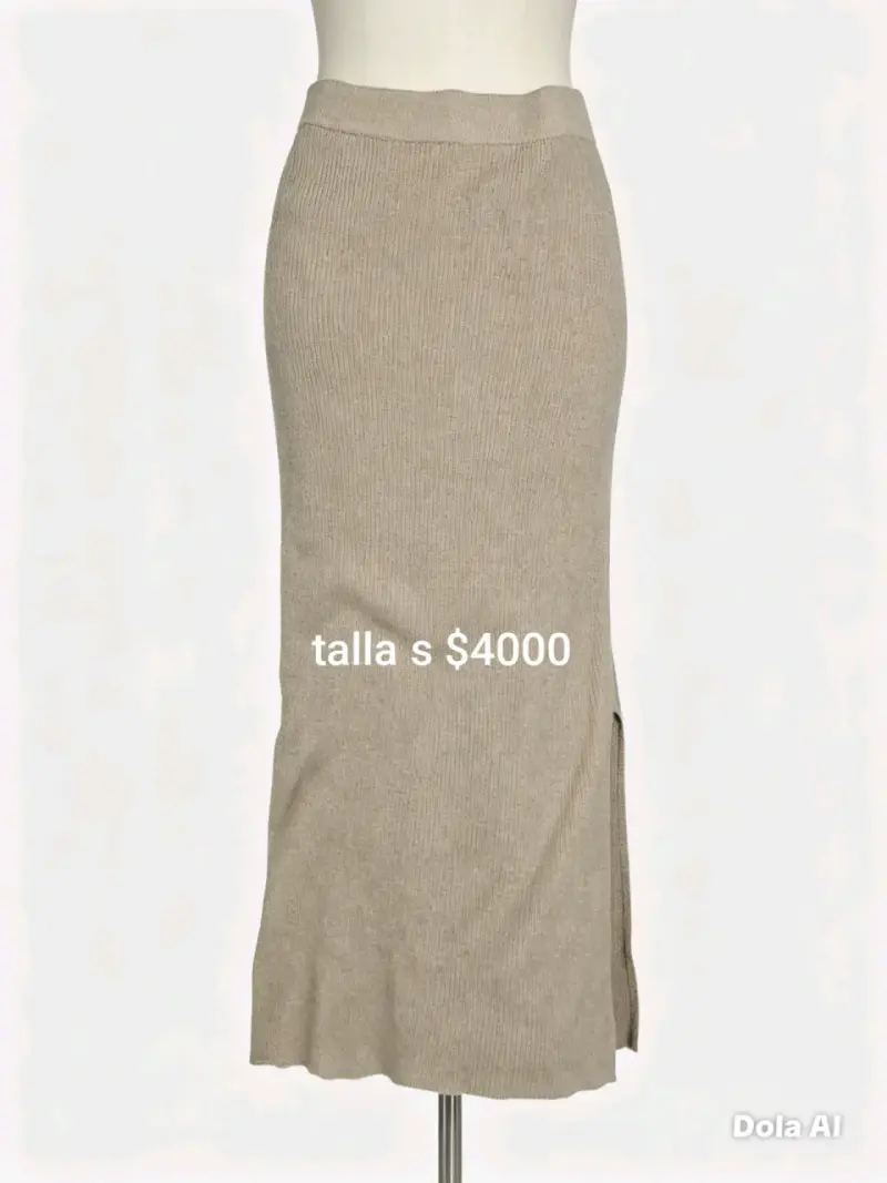 Suéter naranja tejido talla XS - 5