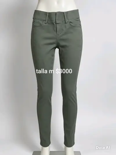 Jeans azul con bordado talla 38 - miniatura 3