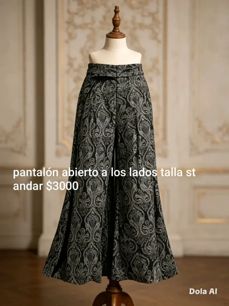 Jeans azul con bordado talla 38 - 6