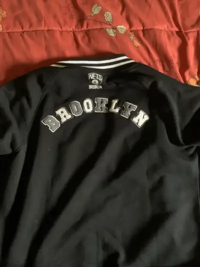 Chaqueta negra Brooklyn Nets NBA XL - miniatura 3