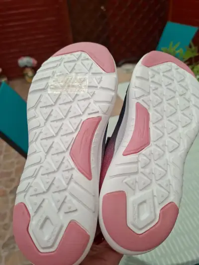 Zapatillas deportivas infantiles azul y rosa - miniatura 3