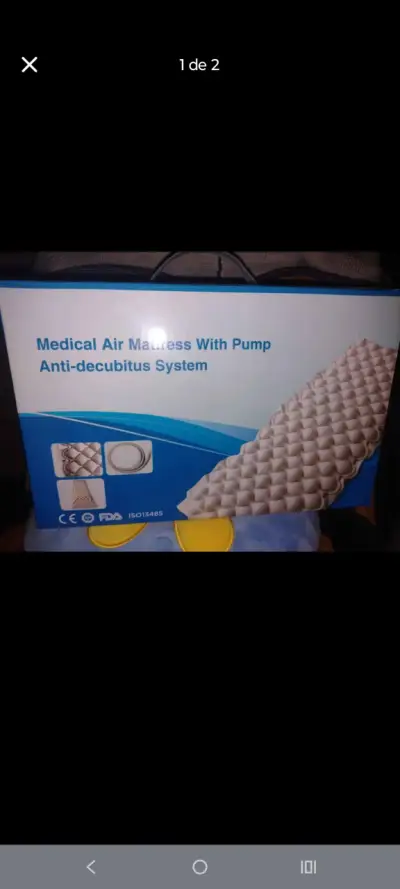 Colchón de aire médico anti-escaras con bomba - miniatura 1