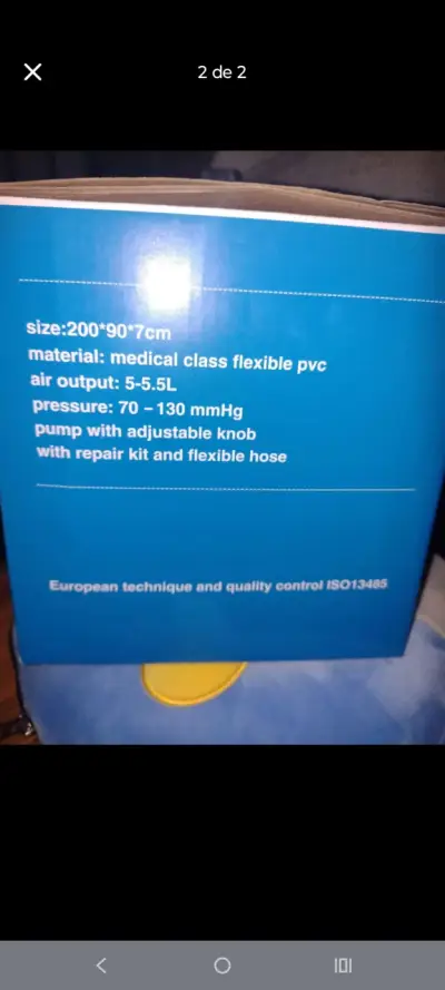 Colchón de aire médico anti-escaras con bomba - miniatura 2