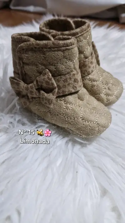 Botines de bebé Limonada talla 15 beige - miniatura 1