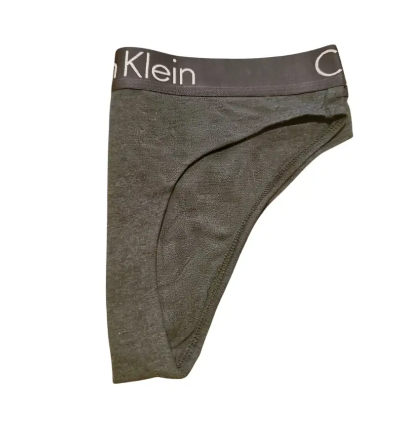 Pack Bikini Algodón Calvin Klein gris y amarillo L - 3