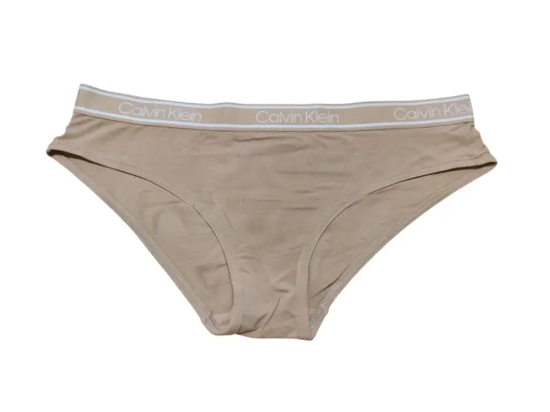 Pack Bikini Algodón Calvin Klein azul y beige L - 2