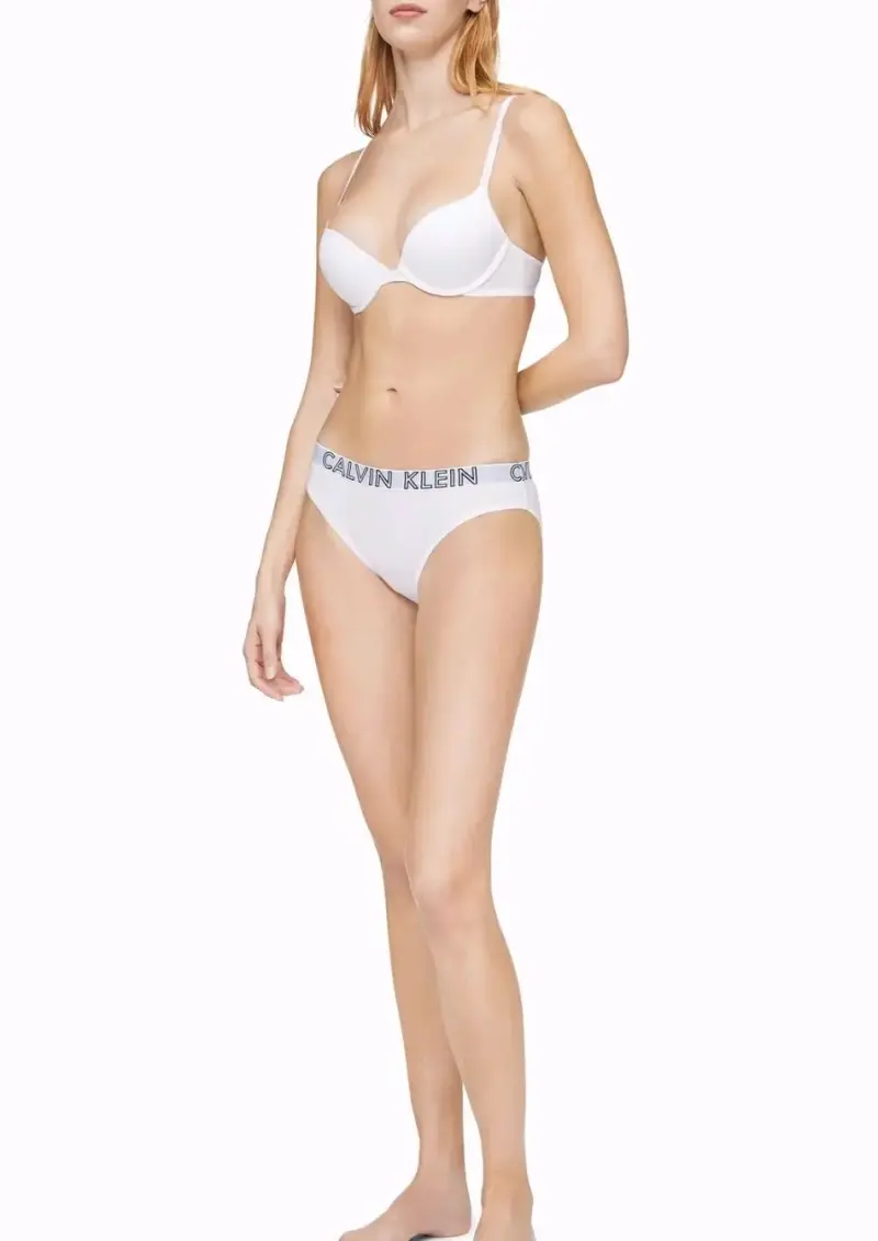 Pack Bikini Algodón Calvin Klein azul y beige L - 4