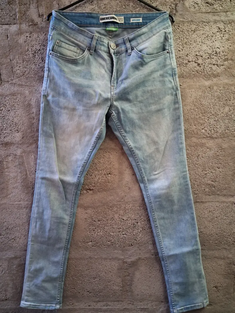 Jeans Americanino azul claro para mujer