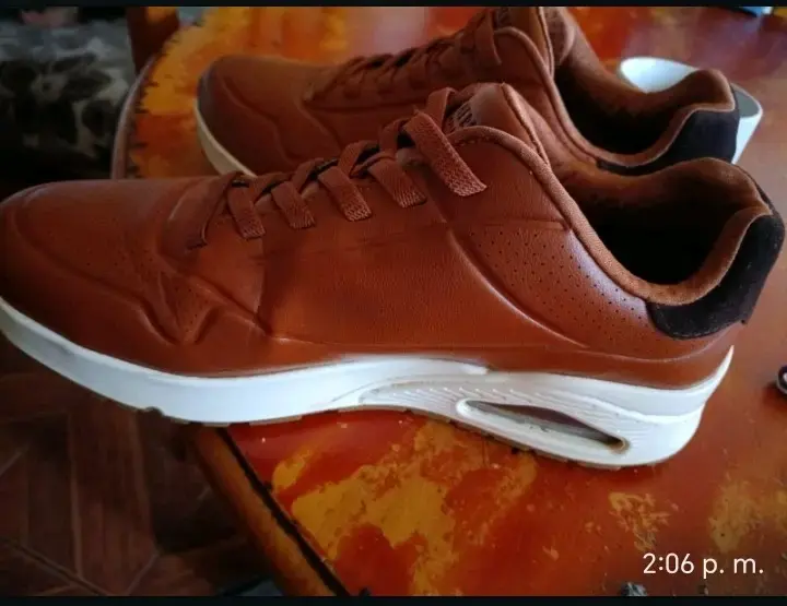 Zapatillas Skechers marrones para hombre - 6
