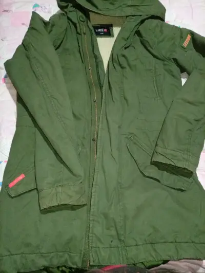 Parka verde con capucha para niño - miniatura 5