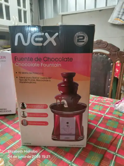 Fuente de chocolate NEX 90W acero inoxidable - miniatura 1