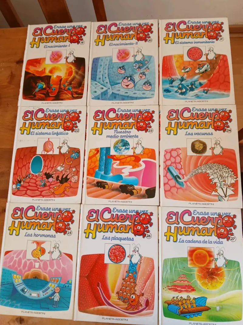 Colección de libros Érase una vez el Cuerpo Humano - 3