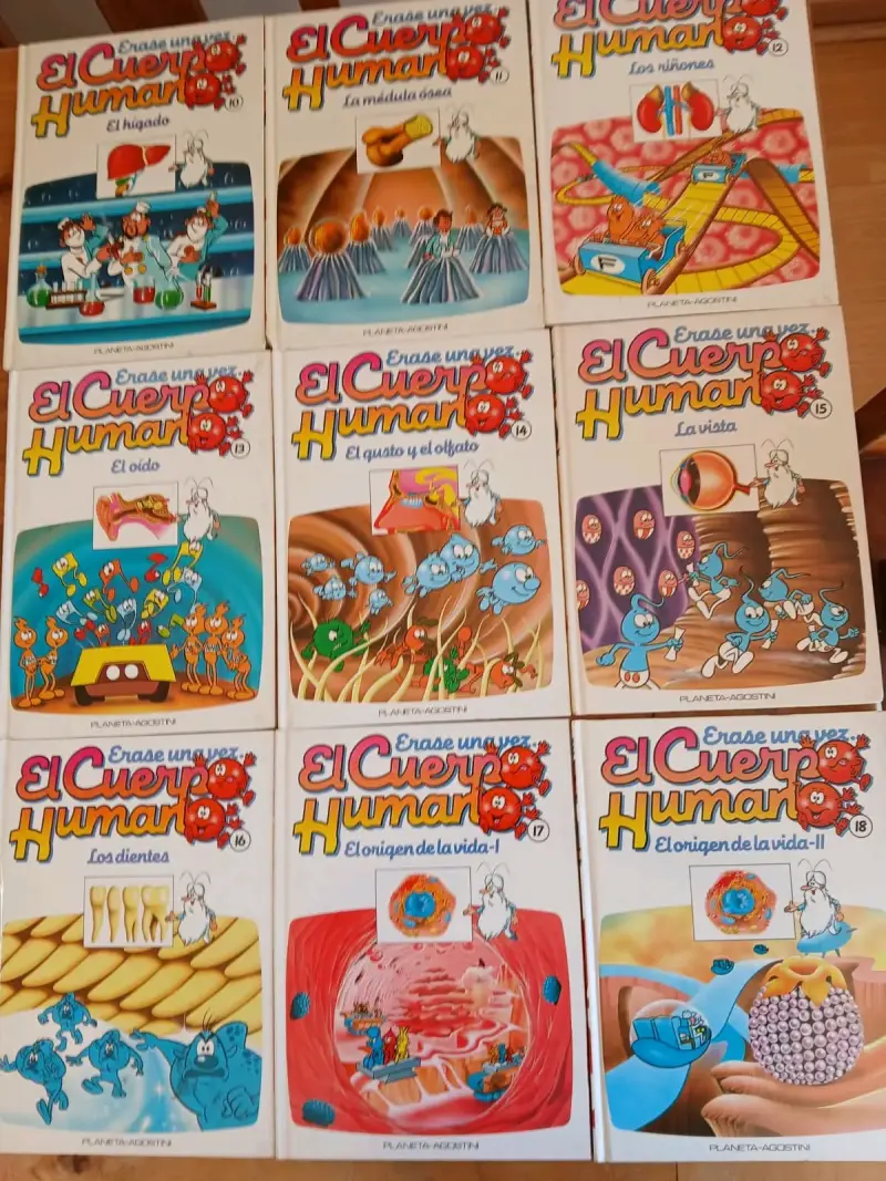 Colección de libros Érase una vez el Cuerpo Humano - 4