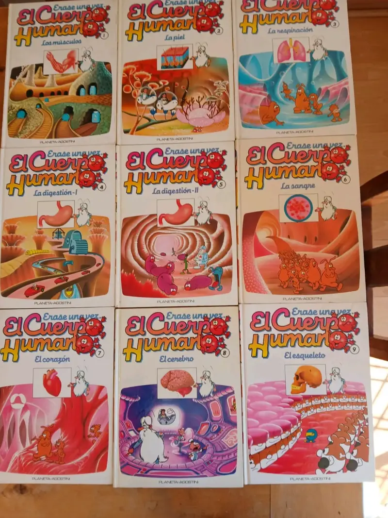 Colección de libros Érase una vez el Cuerpo Humano - 5