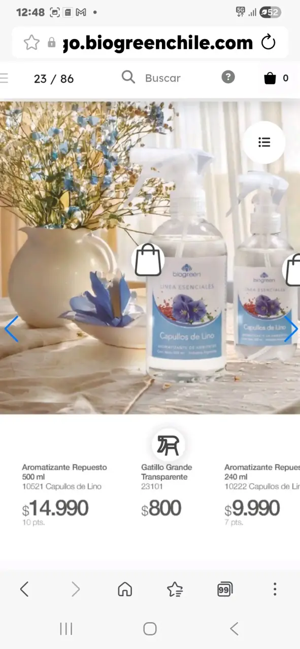 BiogreenAromatizante de ambientes para telas - 3