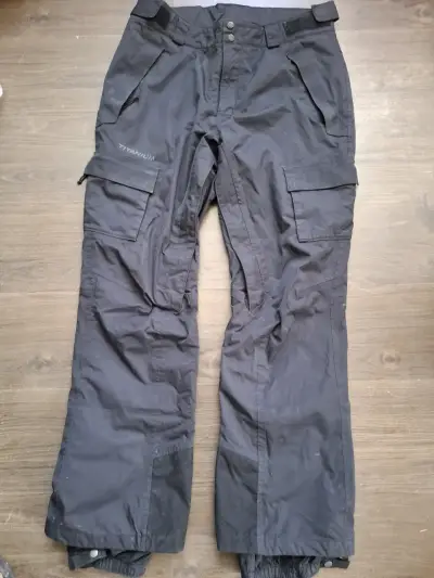 Pantalones de nieve Columbia Titanium negros - miniatura 1
