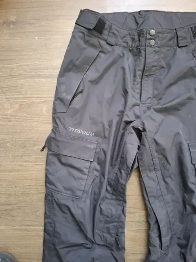 Pantalones de nieve Columbia Titanium negros - miniatura 2