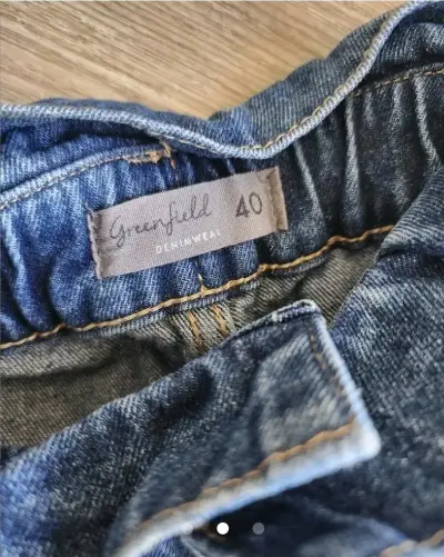 Shorts de mezclilla azul para mujer - miniatura 3