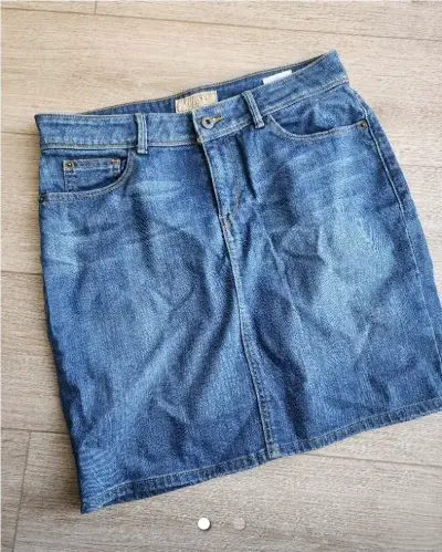 Falda de mezclilla Guess azul - miniatura 1