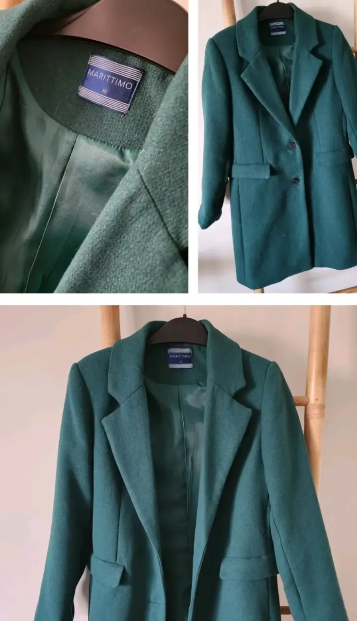 Abrigo verde Marittimo para mujer talla M