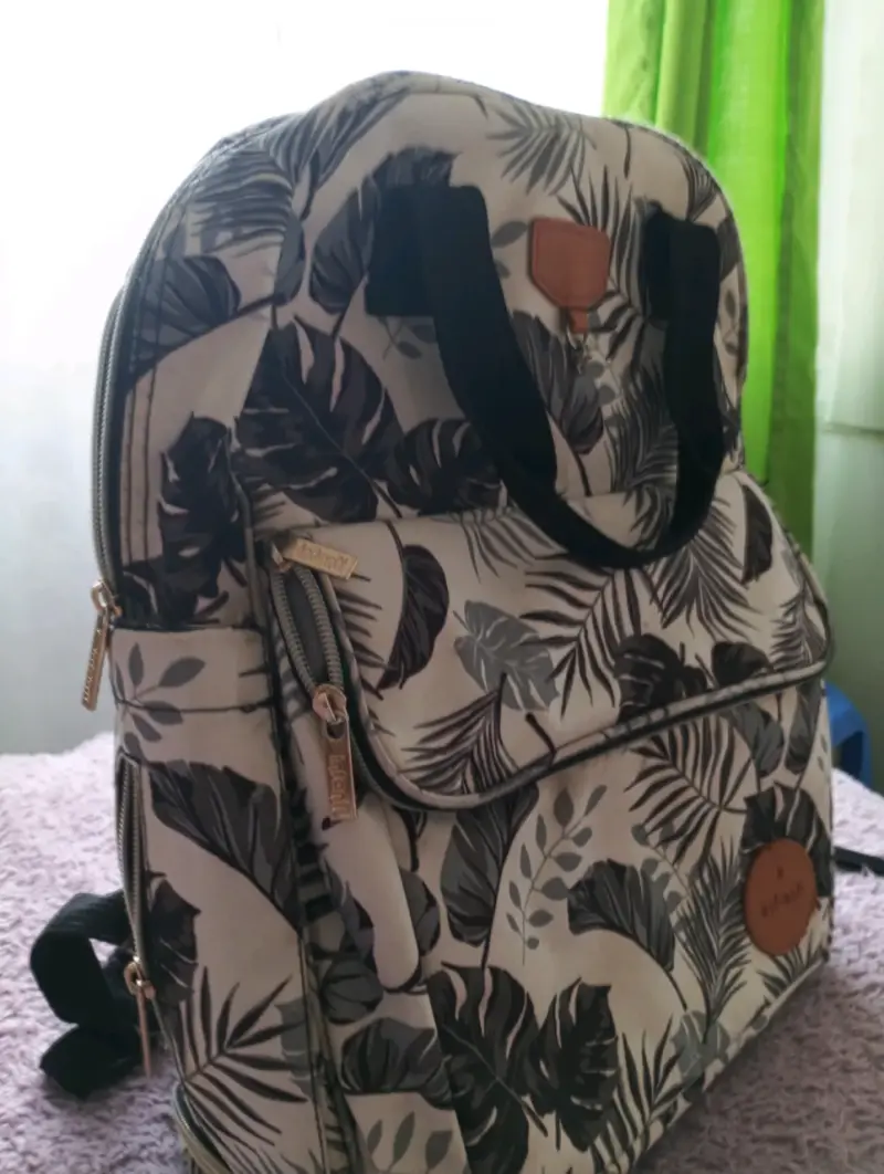 Mochila de pañales Infanti con diseño tropical - 2