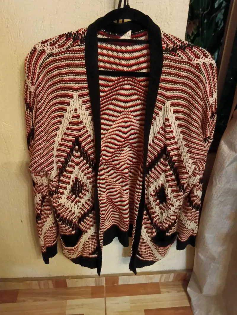 Chaqueta de polar beige con cierre - 3
